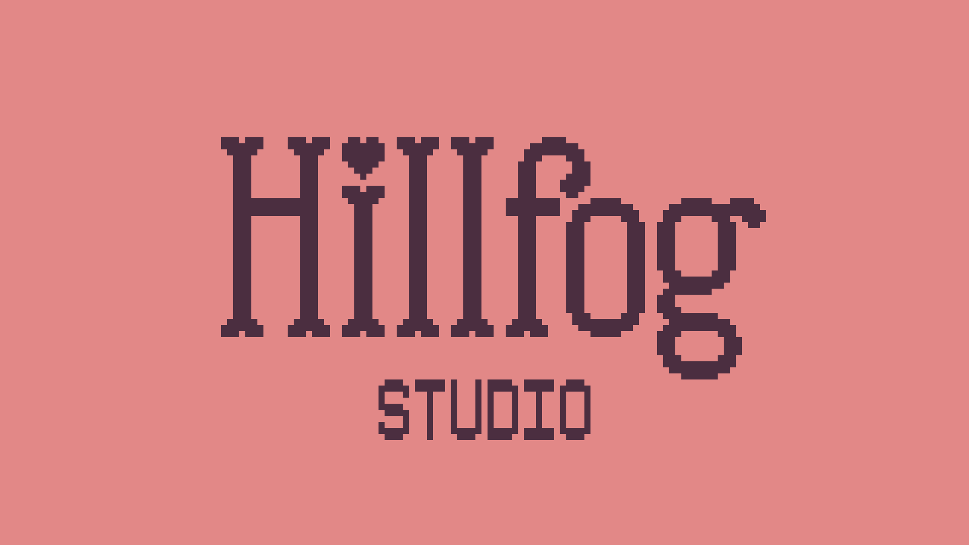 Pixel art typography