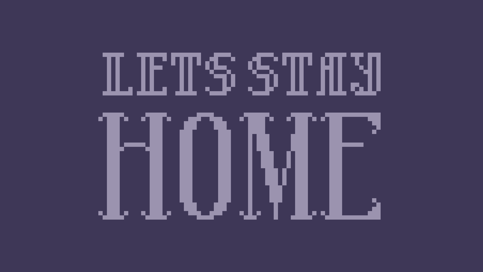 Pixel art typography