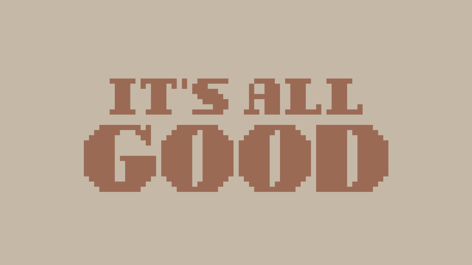 Pixel art typography